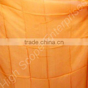 Belly Dance Pure Silk Veils Solid Orange Color