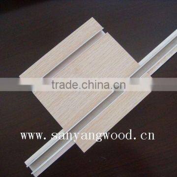 MDF melamine slotted MDF