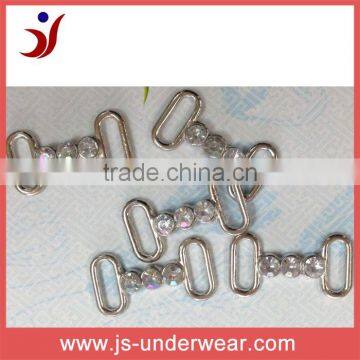 fashion underwear center front metal tube trim garment accessory