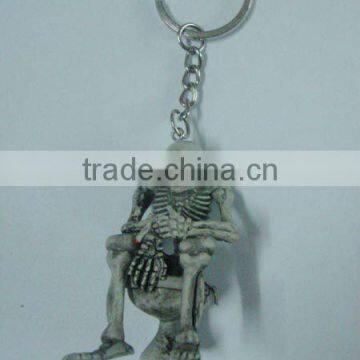 Skull Keyring,Variety of dice skull keychain,Skull Promotion gift