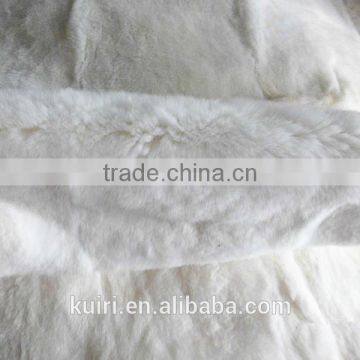 2016 Real Natural White Bed Rabbit Fur Rug Decorative Floor Fur Throw Carpet Blanket Home Decor Bedding New photo-4