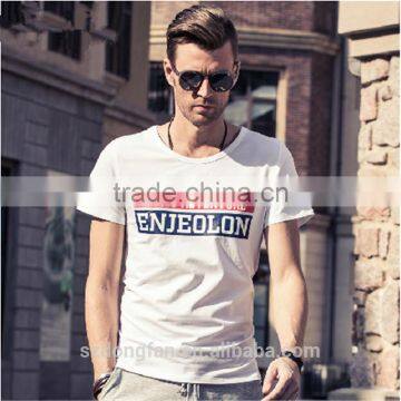 Latest 100% Cotton Short Sleeve T-shirt Hood T-shirt Clothes For Men With Custom Garment photo-5