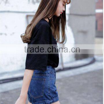 2016 Latest New Design Fashion Short Jeans for Women photo-4