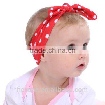 Fashionable Kids Printed Cross Baby Girls Hairband Children Hair Accessories photo-3