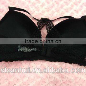 Hot Popular Ladies Fashion Mesh Bra With Lace photo-2