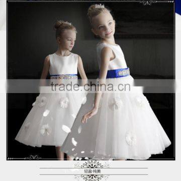 Best Sellers Girl Princess White Dress Top Grade Tutu Girl Formal Dress Children Summer Clothing GD90427-10 photo-4