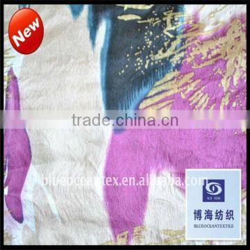 2014 hot sale cheap 100%cotton satin bed sheet fabric in Huzhou new products on market