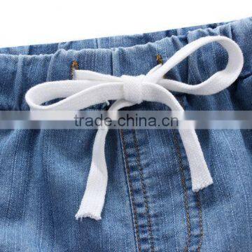High Quality Solid Color Boys Denim Shorts photo-3