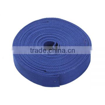 Polyester Webbing Strap Blue Embroidery Trim