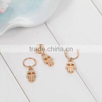 Cheap Wholesale Round Gold Plated Zinc Based Alloy Hair Accessories Findings photo-3