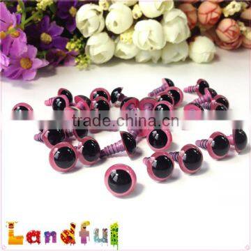12mm Cute Puppet Toys Crochet Baby Doll Pink Plastic Safety Eyes photo-2