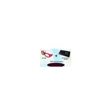 OEM 3D Museum Multimedia Emitter Kit 3D Glasses and IR Emitter