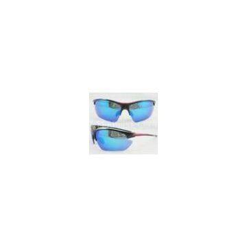 Bicolor Slim Temple Sport Sunglass Eyewear with UV400 Protection