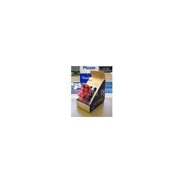Cardboard Lip Display Boxes , POP Ivory Board Display For Retail
