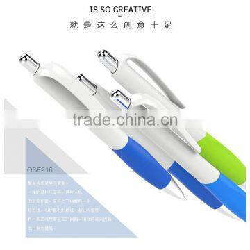 Hot Sale Promotional Gifts Custom Logo Creative Plastic Press Ball Pen photo-3