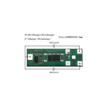 7.4v battery bms 2s li-ion/lipo bms 7.4V