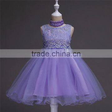 Newest Frock Design Beautiful Model Modern Kids Ball Gown Western Dresses for Girls photo-4