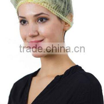 Surgical disposable nonwoven nurse cap/mob cap/clip cap