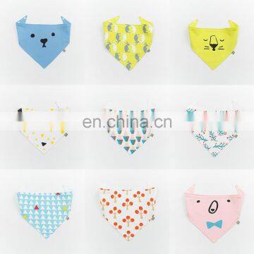 wholesale cotton baby bibs triangle bandana custom