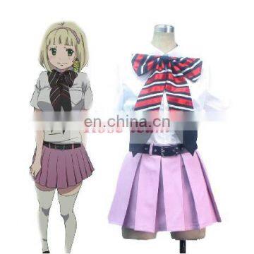 Sunshine-Blue Exorcist Shiemi Moriyama True Cross Academy Girls' Uniform Anime Cosplay Costume