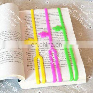 Eco-friendly silicone material bookmark finger point for reading supplier