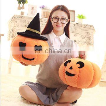 Soft Decorative Halloween Pumpkin Crescent Love Expression Cotton Cushion Wholesale