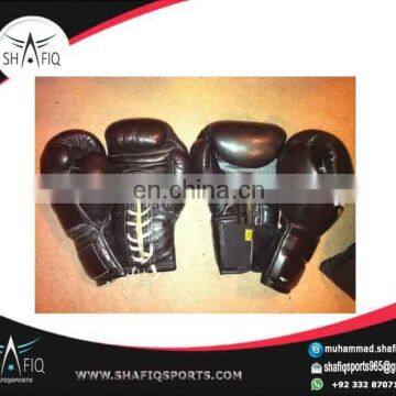 Custom PU Leather boxing gloves