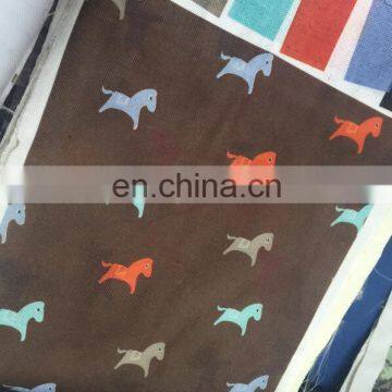 animal printing polyester fabric for make school bag