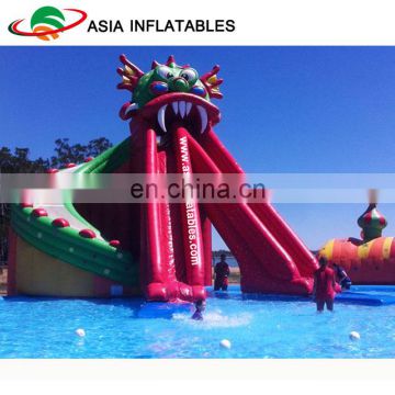 2017 Funny Inflatable Commercial Dragon Water Park Games for Adult