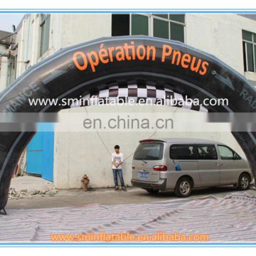 Factory price giant tyre inflatable sports air arch,inflatable tire arch,advertising inflatable arch for sale