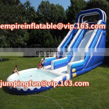 Inflatable ocean blue slide medium slide for kids and adults ID-SLM008