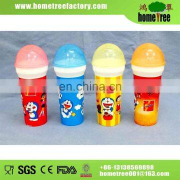 Hot selling ! cartoon design children plastic doraemon cup without printing