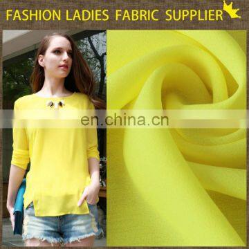 Shaoxing Textile Hot Style Chiffon for Girls 100%poly Ventilation Chiffon