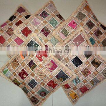 16 Embroidered Ethnic decorative Vintage cases art wholesal Indian Cushion Cover Embroidery Patchwork Decor Pillow Cases Covers