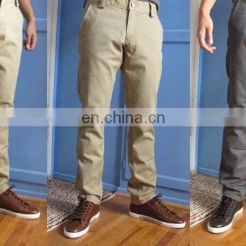 chino pants - mens chino jogger pants with cuffs - Drop crotc chino pants - drop crotch chino pants - wholesale Mens Cotton Slim