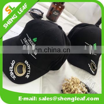 2016 custom design of bottle opener baseball cap