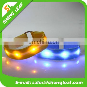 Popular led glowing flashing safety running LED TPU led armband