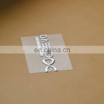 customized adhesive 3D soft label,latter label