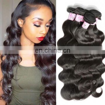 8A virgin hair body wave peruvian hair natural hair care