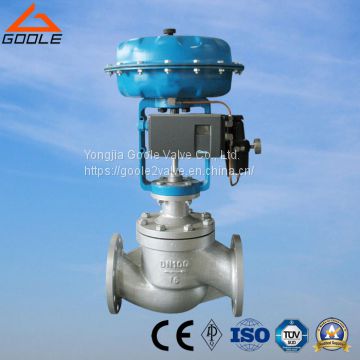 Hcb Cage Type Double Seat Pneumatic Flow Control Valve