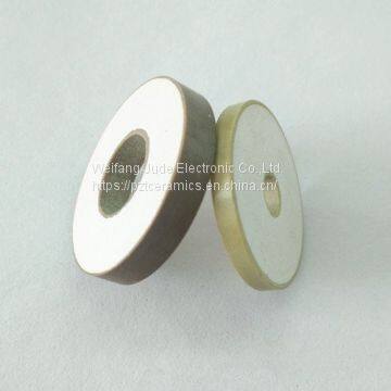 Piezoelectric ceramic ring element