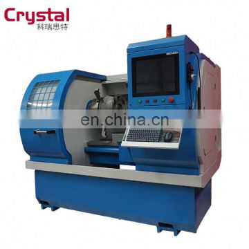 Horizontal alloy wheel cnc lathe machine for repairing WRM26H one year warranty CE