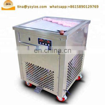 Factory Supply Roll Fried Ice Cream Machine With Single Pan / Fruit Fry Ice Cream Machine photo-6