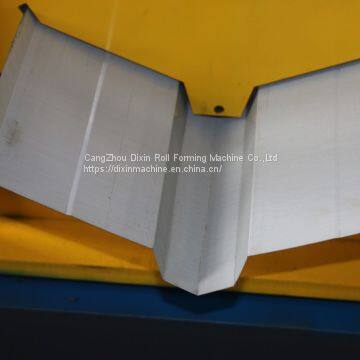 Good Quality Two Profiles Galvanized Steel Ridge Cap With Edge Cut Forming Machine photo-2