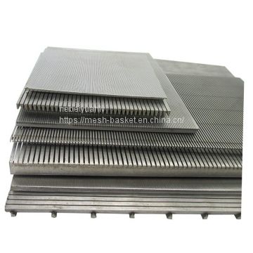 Custom Flat Wedge Wire Screen Panel