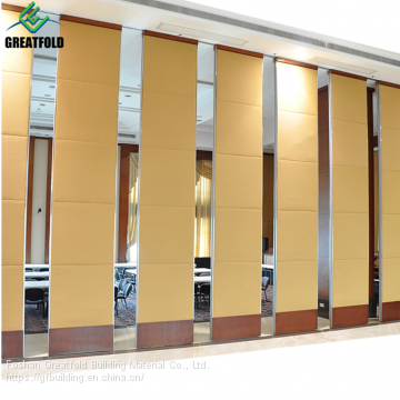Soundproof Acoustic Dividing Wall Traning Center School Hall Hanging Style Melamine Board Operate Partition Walls Folding Foldable Hotel Walls Room Partition photo-4