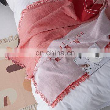 RAWHOUSE Cheap Factory Price Original Ins Sofa Cover for Fall Nordic Woven Decorative Throw Blanket With Low Moq photo-4