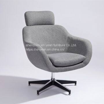 New Design high back lounge chair with headrest Mars chair