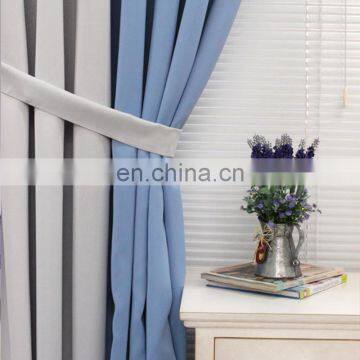 Wholesale Best Quality High Density Insulation Heat Solid Thick Hight Shading Blind Black Out Window Curtain Cloth for Windows photo-6