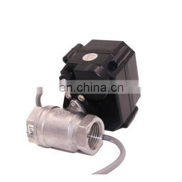 Sep Shipping Free 2 Way Valve DN15-25 AC 220V DC Electric 24V Water Control Valves Motor Drive Flow Control Motorized Ball Valve photo-6